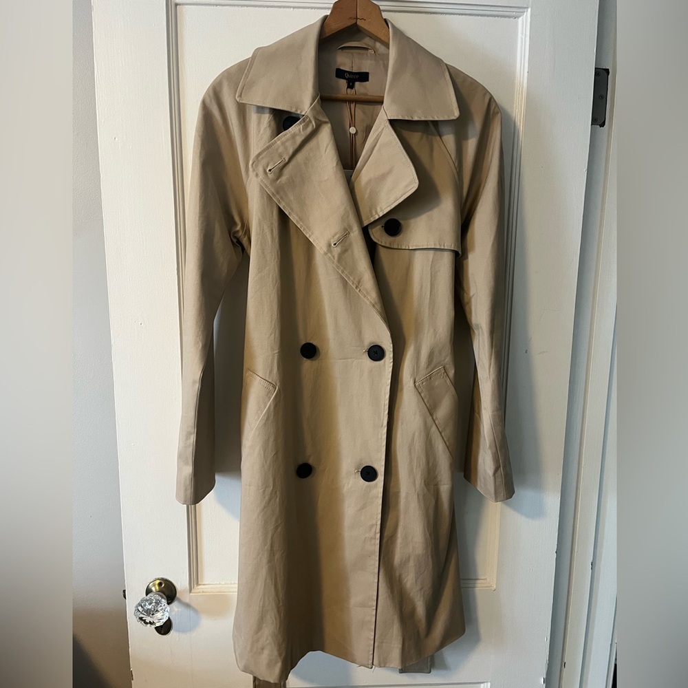 NWT Quince Comfort Stretch Trench Coat